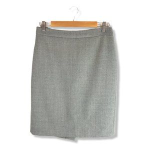 J. Crew No. 2 A-line 100% Wool Pencil Skirt Size 4